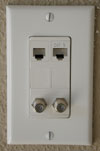 Cat5 / Phone / Satelite / Cable in all rooms